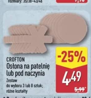 Osłona na patelnię lub pod naczynia Crofton