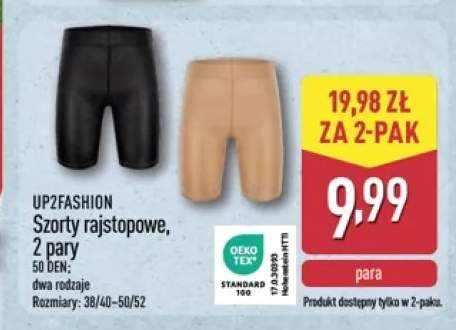 Szorty rajstopowe UP2FASHION 2-pak