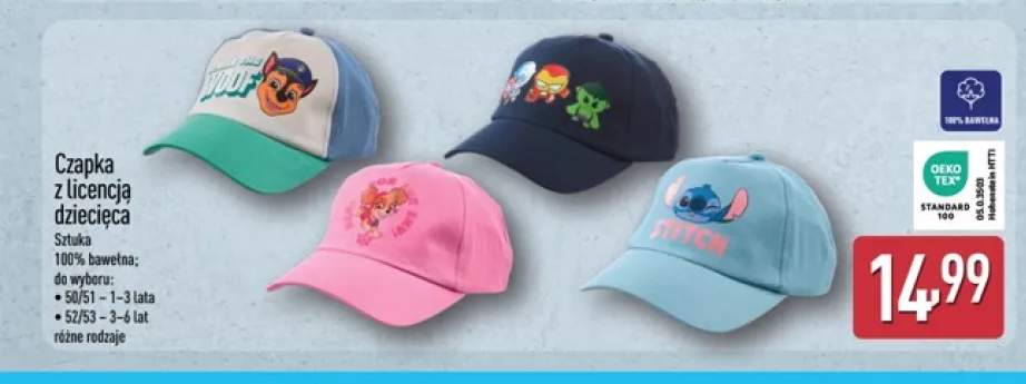 Czapka z licencją dziecięca