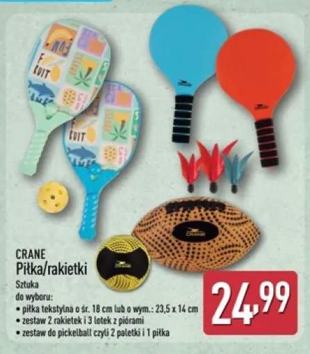 Piłka tekstylna Crane +2 warianty