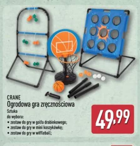Ogrodowa gra zręcznościowa Crane zestaw do gry w golfa drabinkowego +2 warianty