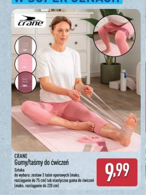 Elastyczna guma do ćwiczeń Crane +1 wariant