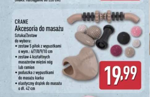 Masażery do mięśni Crane 4-pak +3 warianty