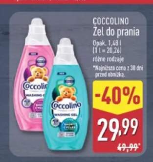 Żel do prania Coccolino Care różowy +1 wariant