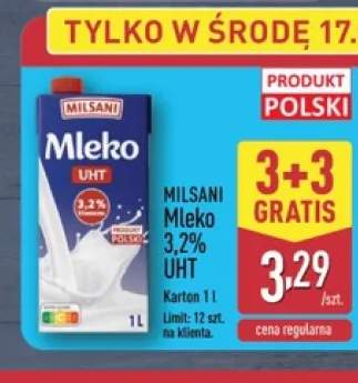 Mleko UHT 3,2% Milsani