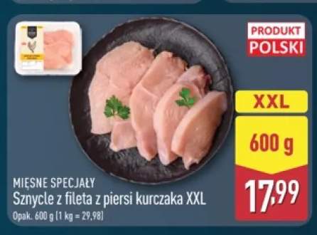 Sznycle z fileta z piersi kurczaka XXL Mięsne Specjały