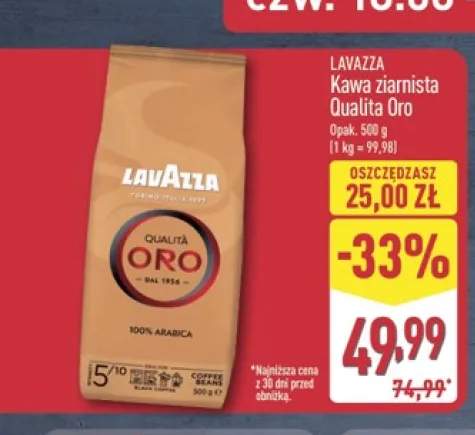 Kawa ziarnista Lavazza Qualita Oro