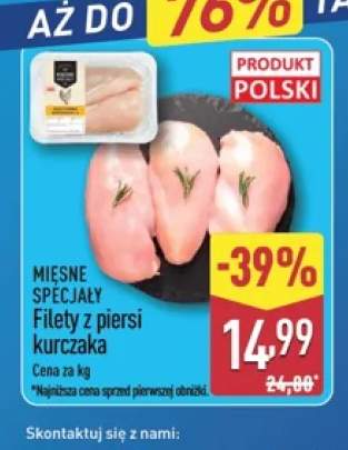 Filety z piersi kurczaka Mięsne Specjały