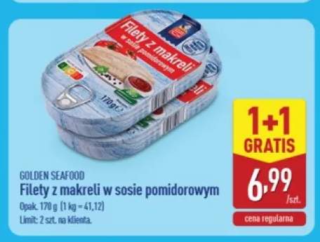 Filety z makreli w sosie pomidorowym Golden Seafood
