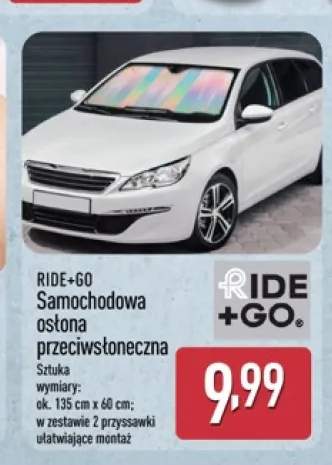 Samochodowa osłona przeciwsłoneczna RIDE+GO