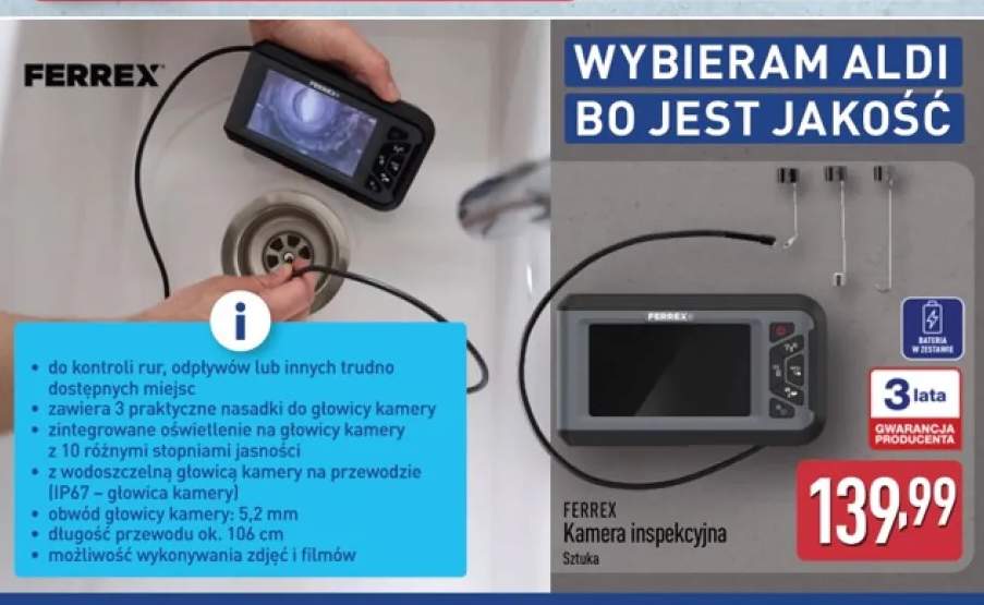 Kamera inspekcyjna Ferrex