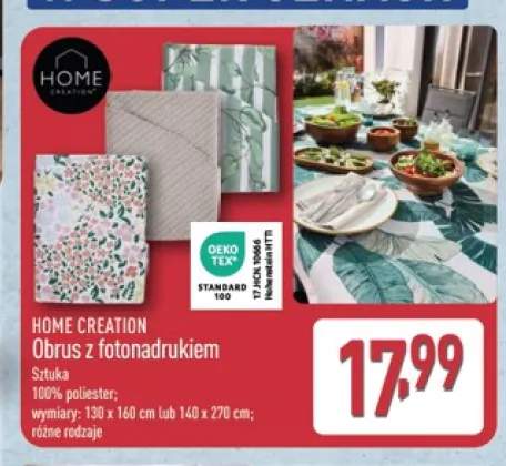 Obrus z fotonadrukiem Home Creation