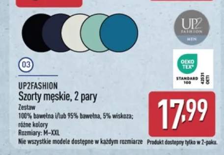 Szorty męskie UP2Fashion 2-pak