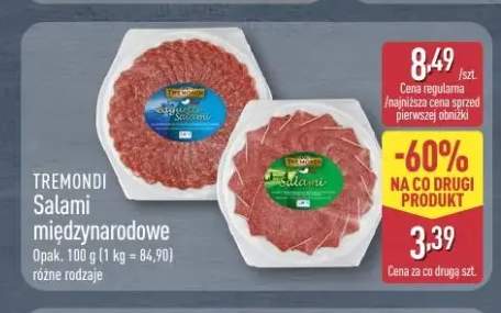 Salami międzynarodowe Tremondi Baguette +1 wariant