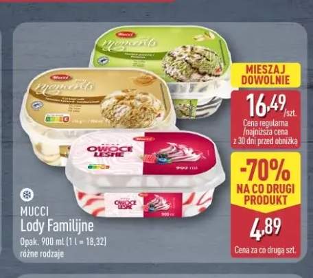 Lody familijne Mucci Moments Słony Karmel +2 warianty