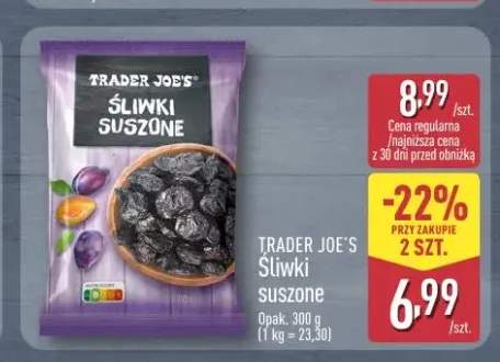 Śliwki suszone Trader Joe's