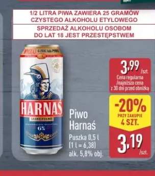 Piwo Harnaś Jasne Pełne