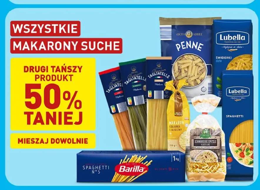 Makaron Cucina Premium Tagliatelle +6 wariantów