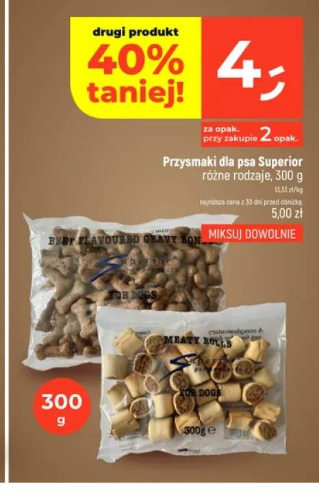 przysmaki dla psa