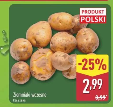 Ziemniaki wczesne polskie