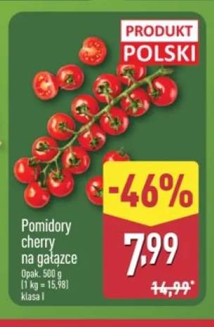 Pomidory cherry na gałązce polskie
