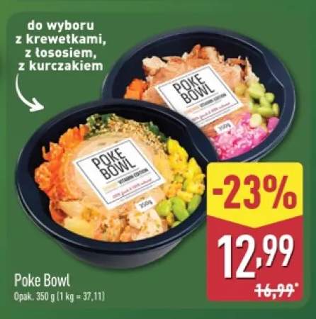 Poke Bowl z krewetkami +2 warianty