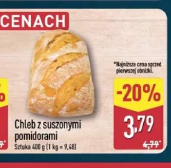 Chleb z suszonymi pomidorami