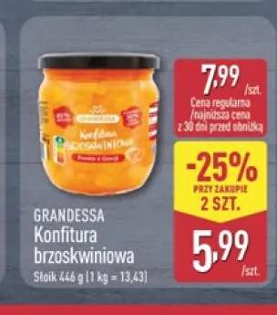 Konfitura brzoskwiniowa Grandessa