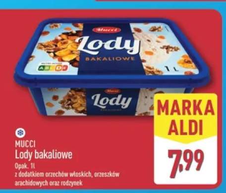 Lody bakaliowe Mucci
