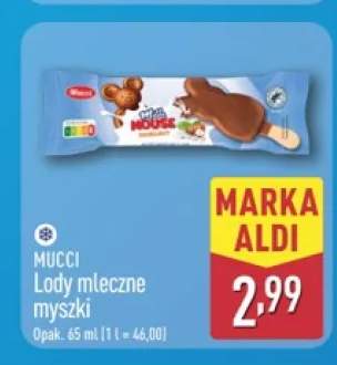 Lody mleczne myszki Mucci