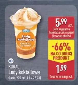 Lody koktajlowe Koral Krówka Kukułka