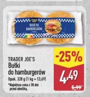 Bułki do hamburgerów Trader Joe's