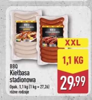 Kiełbasa stadionowa BBQ