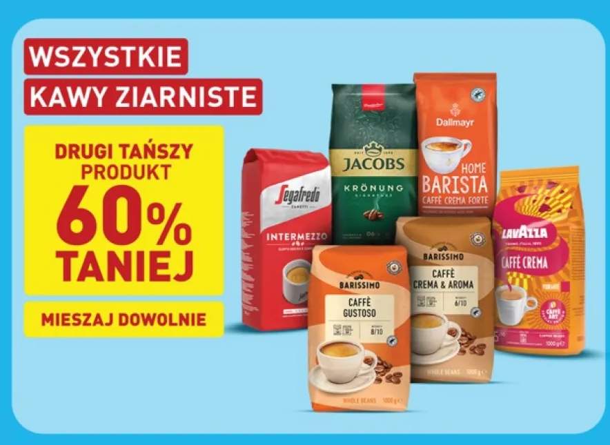 Kawy ziarniste +6 wariantów