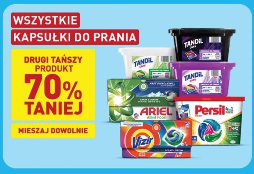 Kapsułki do prania +4 warianty
