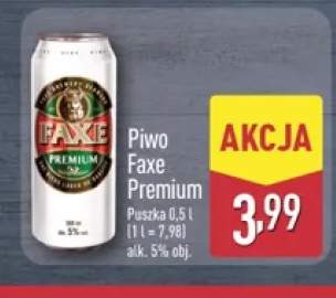 Piwo Faxe Premium