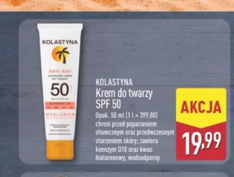 Krem do twarzy SPF 50 Kolastyna