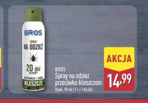 Spray na odzież przeciwko kleszczom Bros