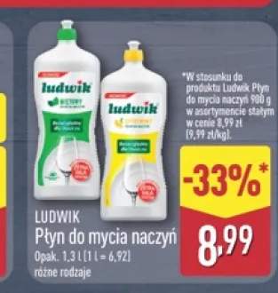 Płyn do mycia naczyń Ludwik miętowy +1 wariant