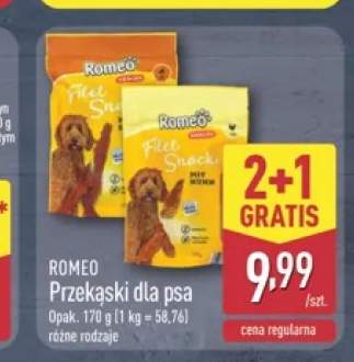Przekąska dla psa Romeo Filet Snacks z kurczakiem +1 wariant