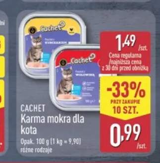 Karma mokra dla kota Cachet z kurczakiem +1 wariant