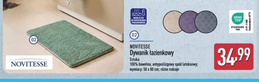 Dywanik łazienkowy NOVITESSE 50x80 cm
