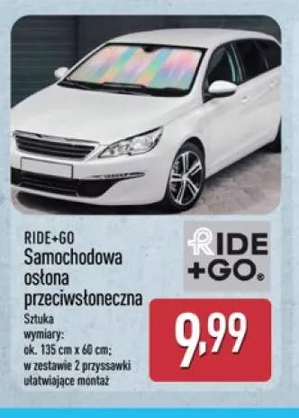 Samochodowa osłona przeciwsłoneczna Ride+Go