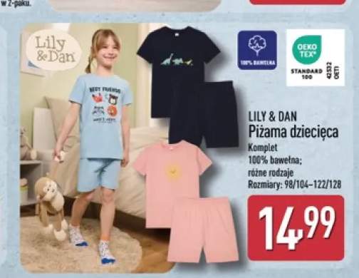 Piżama dziecięca Lily & Dan
