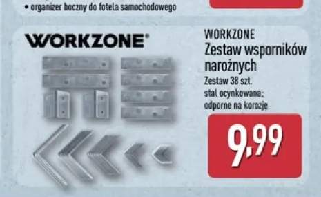 Zestaw wsporników narożnych Workzone