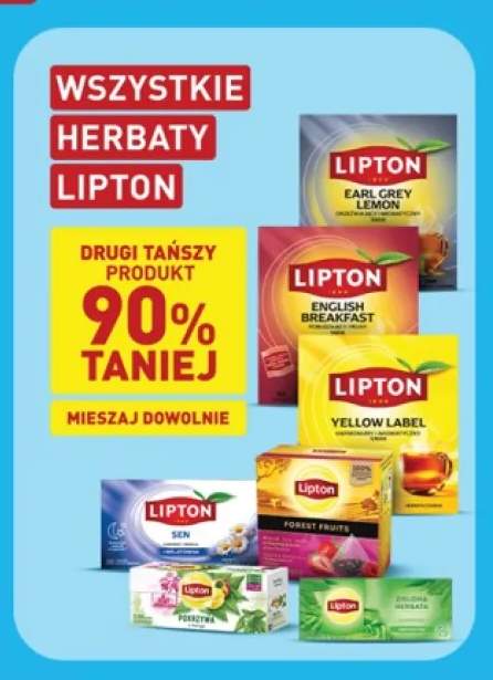 Herbaty Lipton +7 wariantów