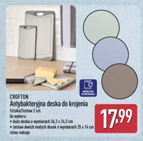 Antybakteryjna deska do krojenia Crofton duża +1 wariant