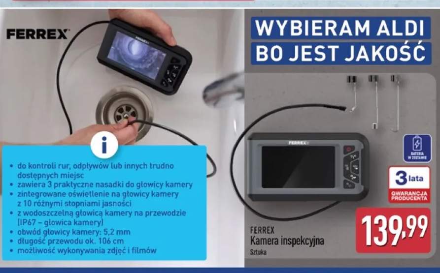 Kamera inspekcyjna Ferrex