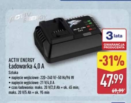 Ładowarka Activ Energy 4,0A