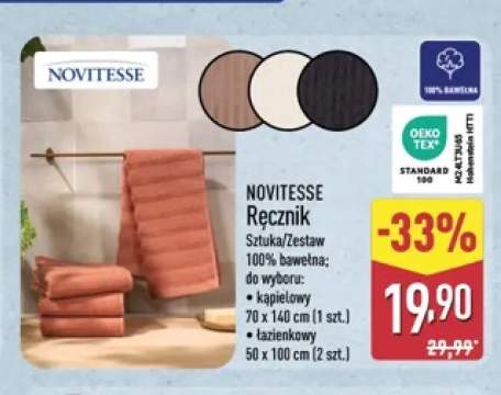 Ręcznik kąpielowy Novitesse +1 wariant